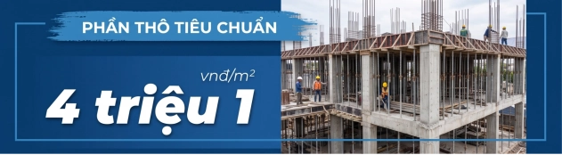 Báo giá xây dựng phần thô tiêu chuẩn PRODESCONS