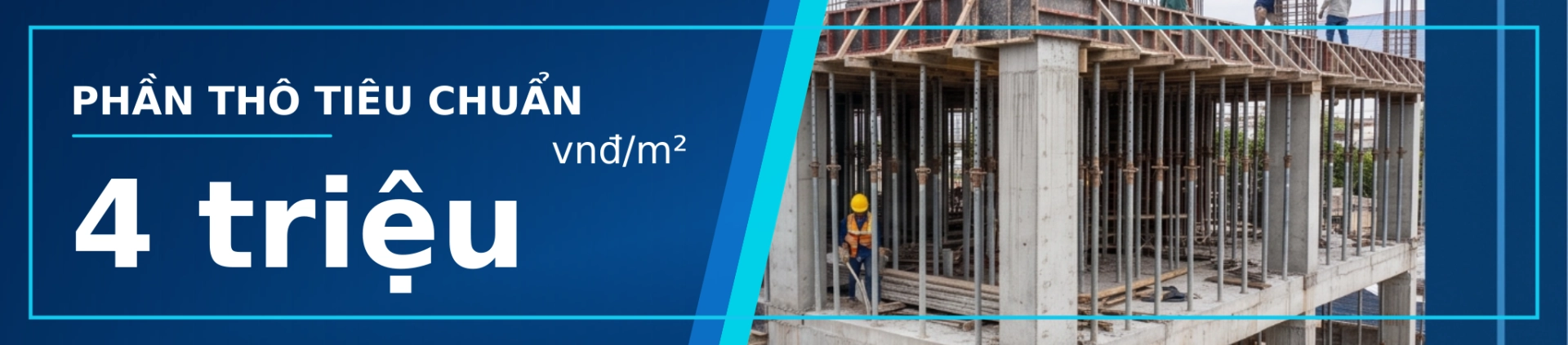 Báo giá xây dựng phần thô tiêu chuẩn PRODESCONS