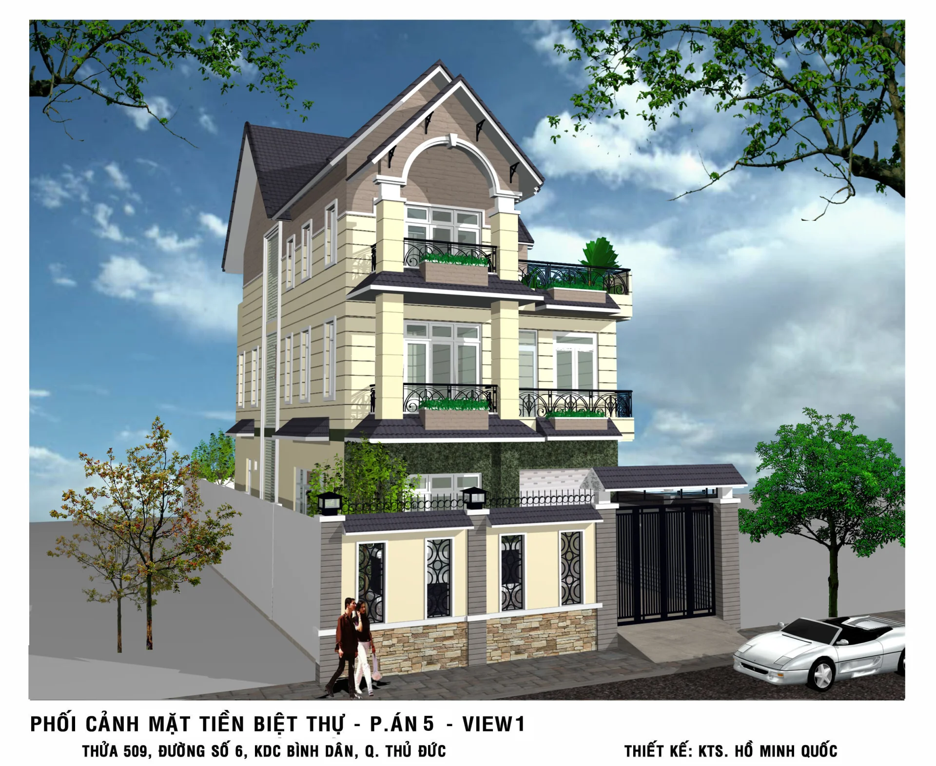 Nhà biệt thự-KDC Bình Dân
