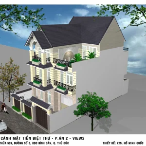 Nhà biệt thự-KDC Bình Dân